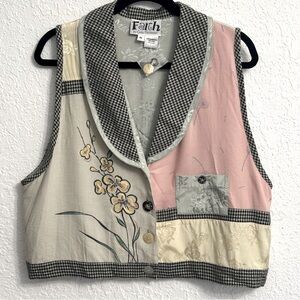 NWOT Faith by Celia Forrester vest SzXL
